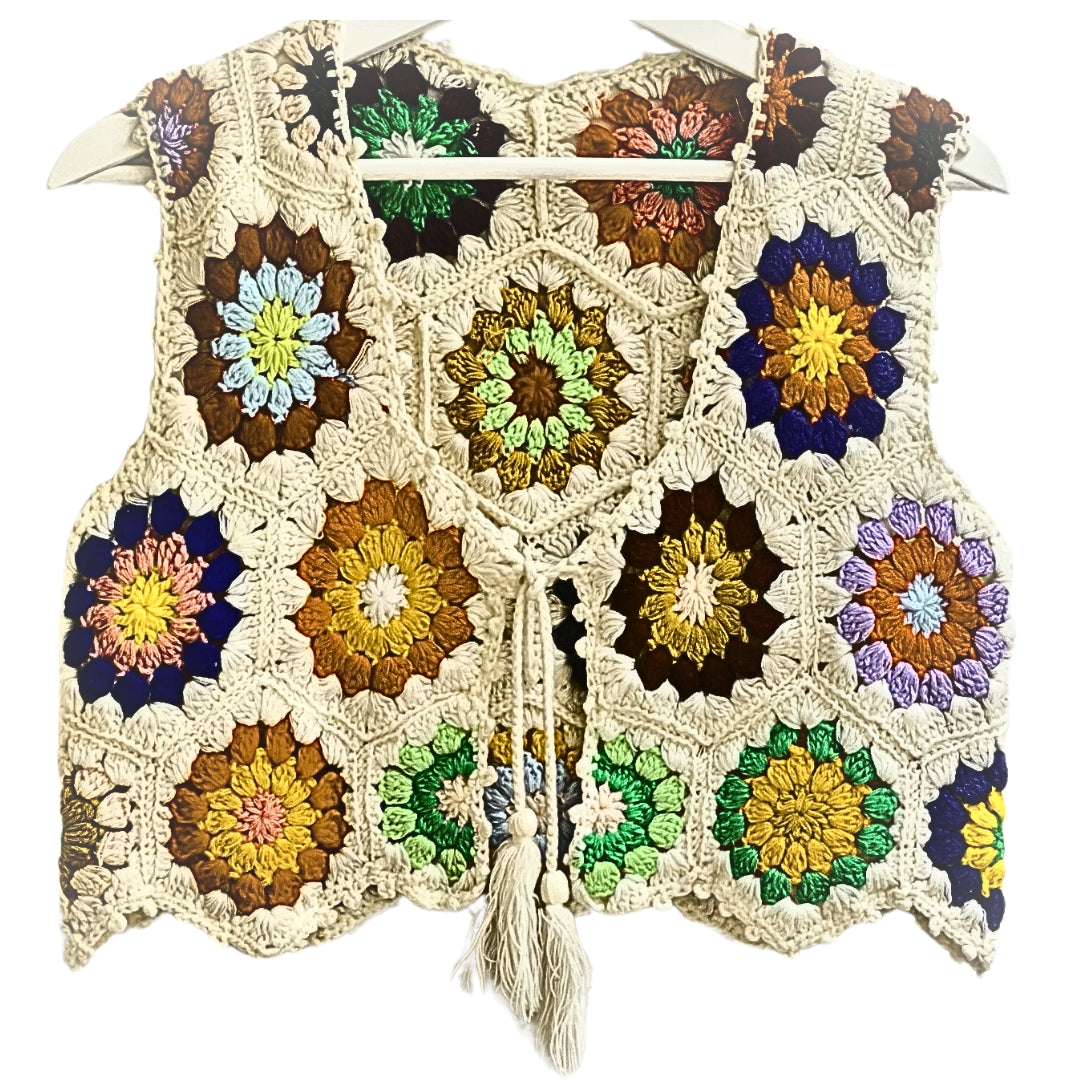 Crochet Pattern Vest - Granny Hexagon Motifs– Maggie's Crochet