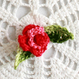 Rose Radiance Doily Crochet Pattern