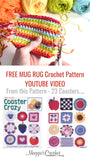 Coaster Crazy Crochet Pattern Leaflet