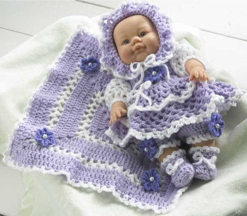 Baby doll blanket crochet pattern shop