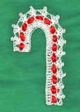 Wreath and Candy Cane Ornaments Crochet Pattern - Maggie's Crochet
