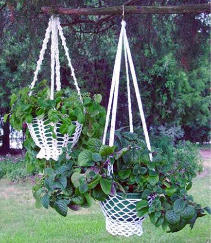 Country Cottage Plant Hanger Crochet Pattern – Maggie's Crochet