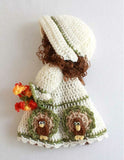 Holiday Broom Dolls 2 Crochet Pattern PDF ONLY - Maggie's Crochet