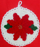 Poinsettia Set Crochet Pattern - Maggie's Crochet