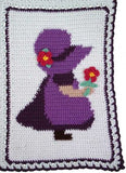 Sunbonnet Sue Afghan and Pillow Crochet Patterns - Maggie's Crochet