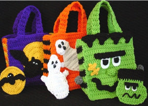 Halloween Bags With Money Holders Crochet Pattern - Maggie's Crochet