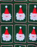 Jolly Santa Afghan and Pillow Crochet Pattern - Maggie's Crochet