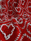 Ruffled Hearts Afghan Crochet Pattern - Maggie's Crochet