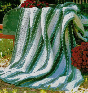 Glacier Green Afghan Pattern - Maggie's Crochet
