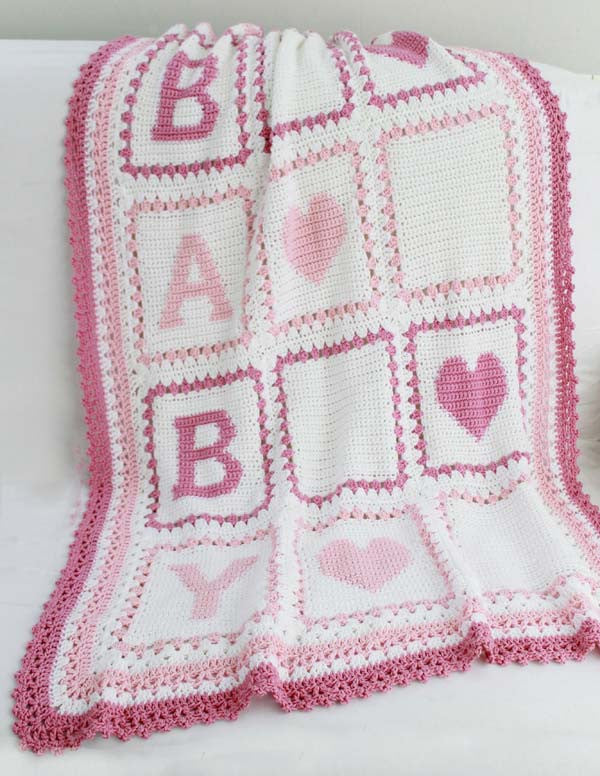 Baby Alphabet Blocks Afghan Crochet Pattern – Maggie's Crochet