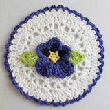 Floral Bouquet of Dishcloths Set 1 Crochet Pattern - Maggie's Crochet