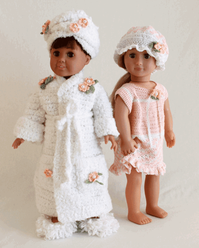 18 Dolls Bella Bridget s Bedtime Set Crochet Pattern Maggie s Crochet