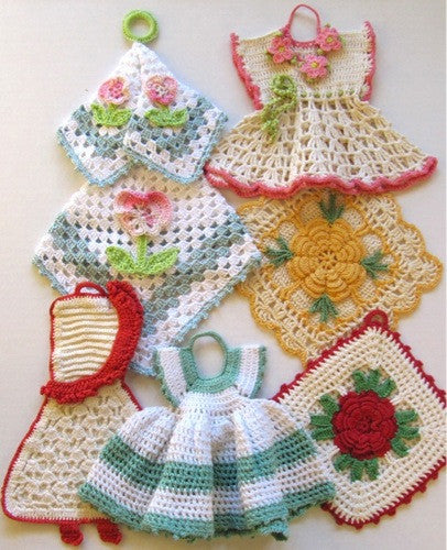 Premium Vintage Potholder Crochet Pattern Maggie's Crochet Premium Vintage Potholder Crochet Pattern Maggie's Crochet