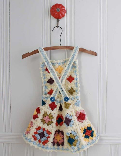 Granny Square Jumper, Hat, & Purse Crochet Pattern - Maggie's Crochet