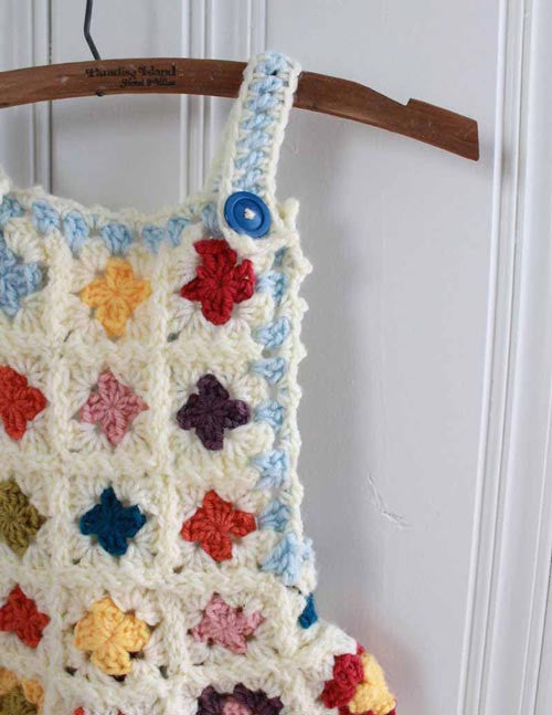 Granny Square Jumper, Hat, & Purse Crochet Pattern - Maggie's Crochet
