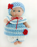 Moses Basket Baby Sailors Crochet Pattern - Maggie's Crochet