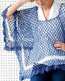 Sea Breeze Poncho Crochet Pattern - Maggie's Crochet