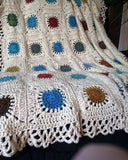 "You're My Universe" Afghan & Pillow Set Crochet Pattern - Maggie's Crochet