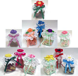 Flower Jar Lid Covers Crochet Pattern - Maggie's Crochet