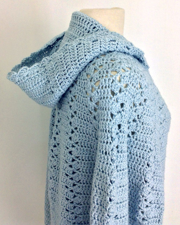 Long Hooded Cape Crochet Pattern - Maggie's Crochet