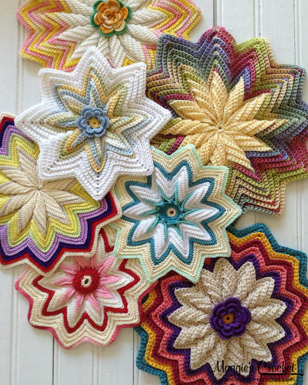 Crochet Potholders: art in small (FREE pattern)