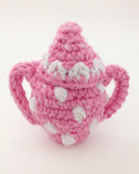 Polka Dot Tea Set With Picnic Basket Crochet Pattern - Maggie's Crochet