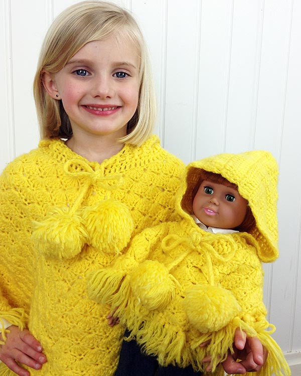 Puff Shell Poncho Crochet Pattern - Maggie's Crochet