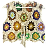 Crochet Pattern Vest - Granny Hexagon Motifs