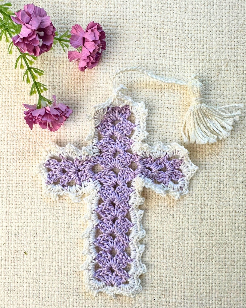 Cross Bookmarks in Thread Crochet Pattern