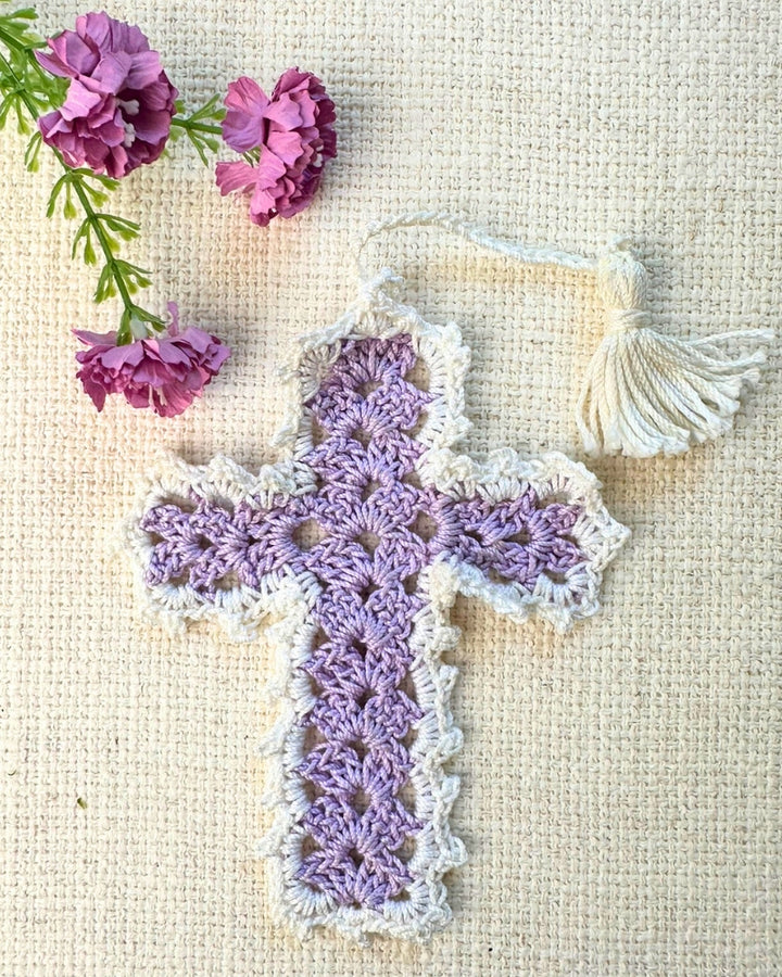 Cross Bookmarks in Thread Crochet Pattern