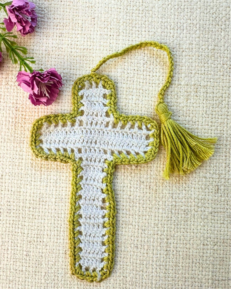 Cross Bookmarks in Thread Crochet Pattern