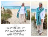 NEW Easy Crochet Pineapple Wrap Crochet Pattern