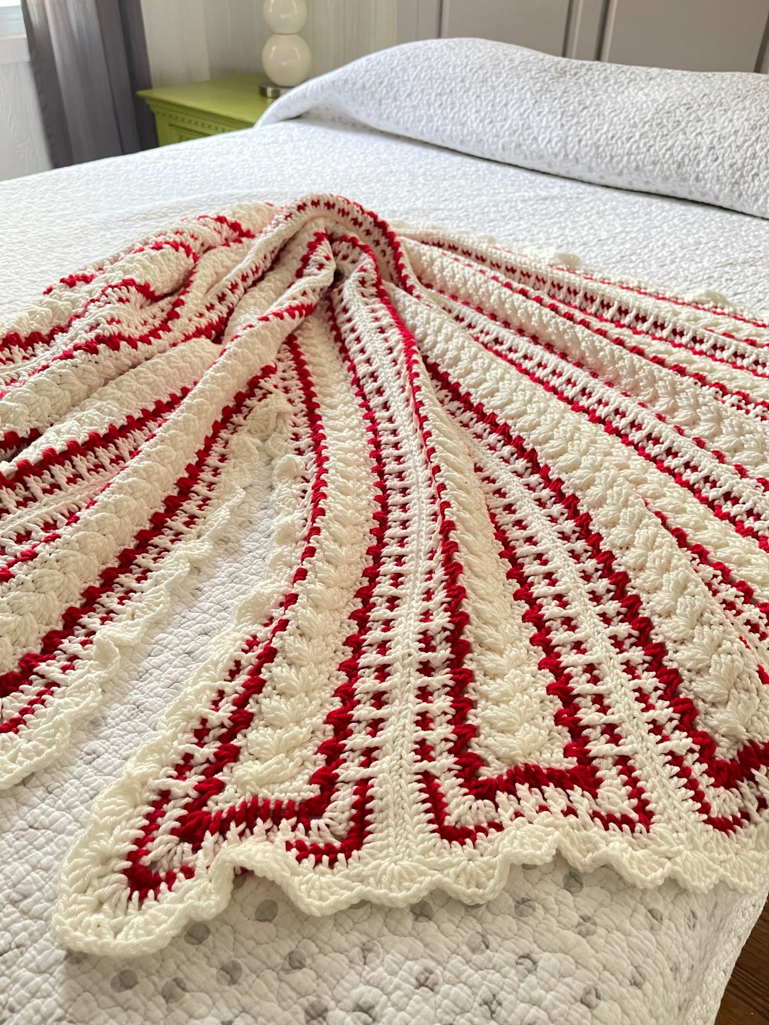 Crochet Panel Patterns Candy Cane Panels Afghan Crochet Pattern– Maggie's Crochet