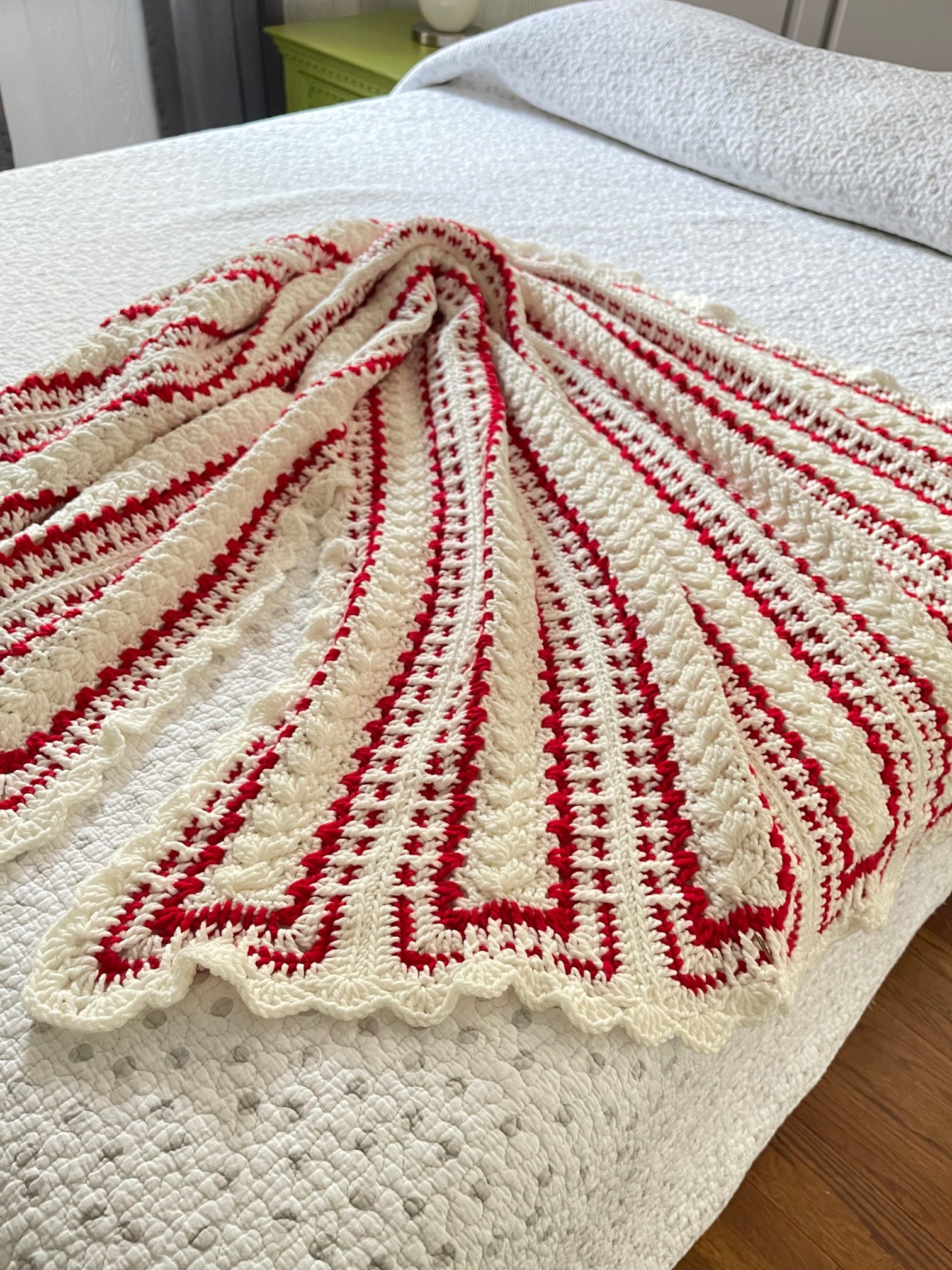 Crochet Panel Patterns Candy Cane Panels Afghan Crochet Pattern– Maggie's Crochet