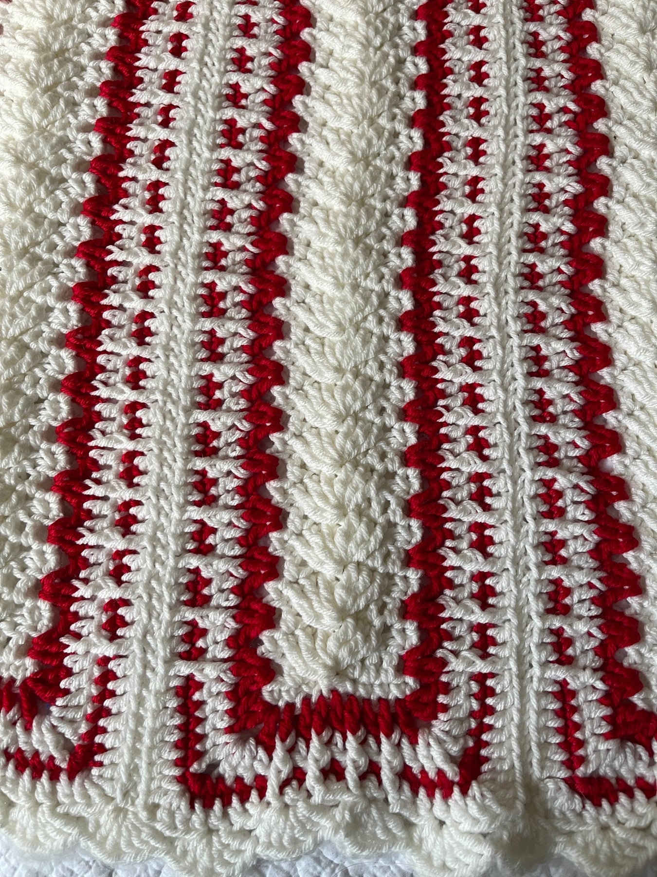 Crochet Panel Patterns Candy Cane Panels Afghan Crochet Pattern – Maggie's Crochet