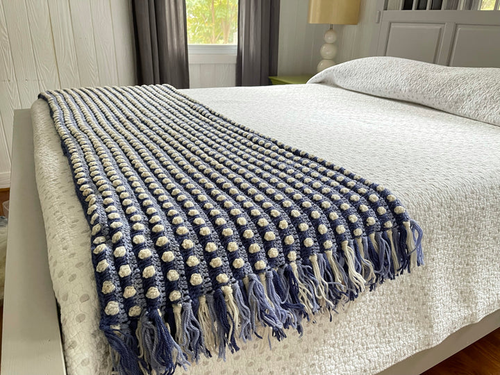 Snowfall Afghan – One-of-a-Kind, Only One Available - Maggie's Crochet