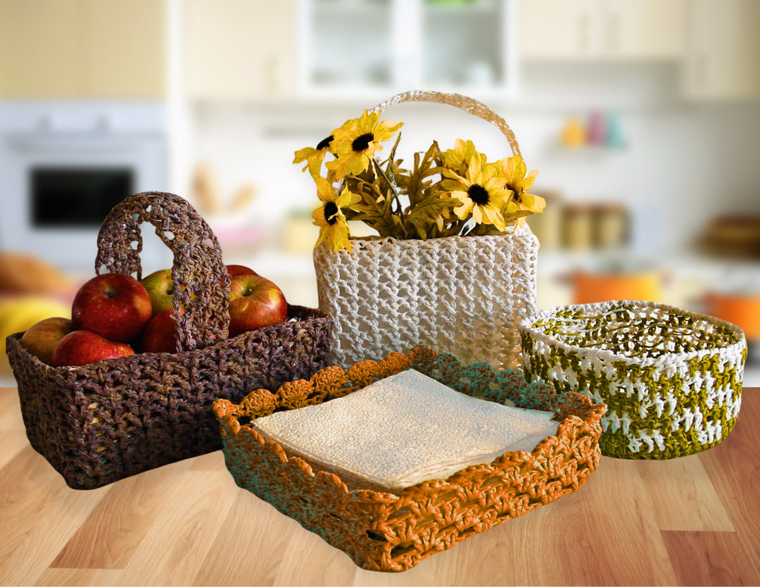 Country Baskets Crochet Pattern