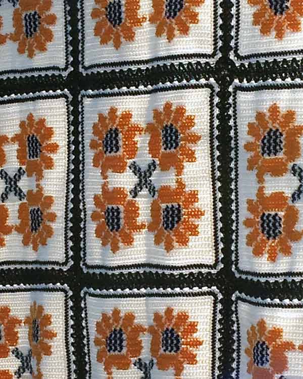 Sunflower Bliss Afghan - One-of-a-Kind, Only One Available