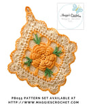 Premium Vintage Potholder Crochet Pattern