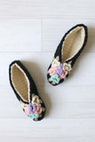 Vintage Floral Slippers Crochet Pattern - Maggie's Crochet