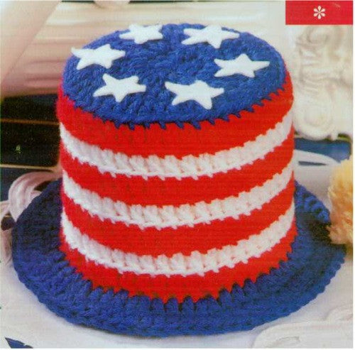 4th of July Toilet Paper Topper Crochet Pattern - Maggie's Crochet