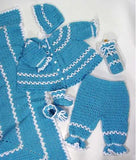 Blueberry Baby Layette Crochet Pattern - Maggie's Crochet