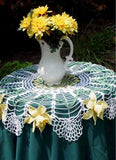 Daffodil Table Topper Crochet Pattern - Maggie's Crochet