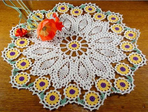 Flower Doily Set Crochet Pattern - Maggie's Crochet