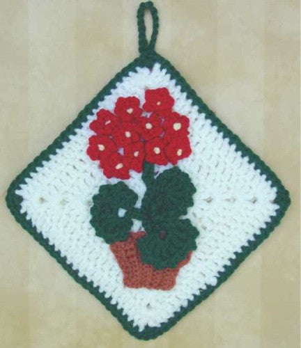 Flower Potholders Crochet Pattern - Maggie's Crochet