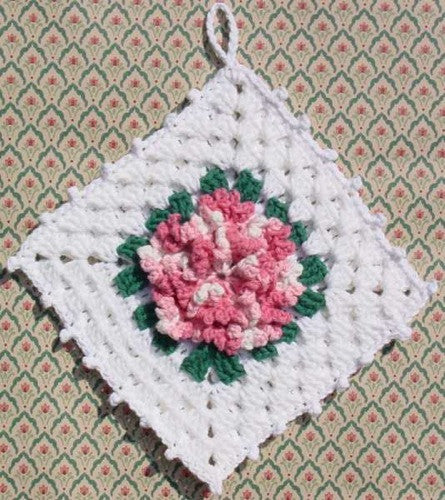 Vintage Floral Potholders Crochet Patterns– Maggie's Crochet