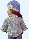 18" Doll French Girl Ensemble Crochet Pattern - Maggie's Crochet