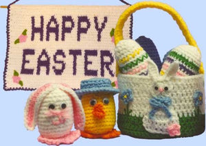 Happy Easter Set Pattern - Maggie's Crochet