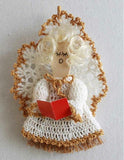 Holiday Mini Broom Dolls 2 Crochet Pattern Leaflet - Maggie's Crochet