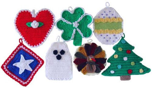 Holiday Potholders Crochet Pattern - Maggie's Crochet